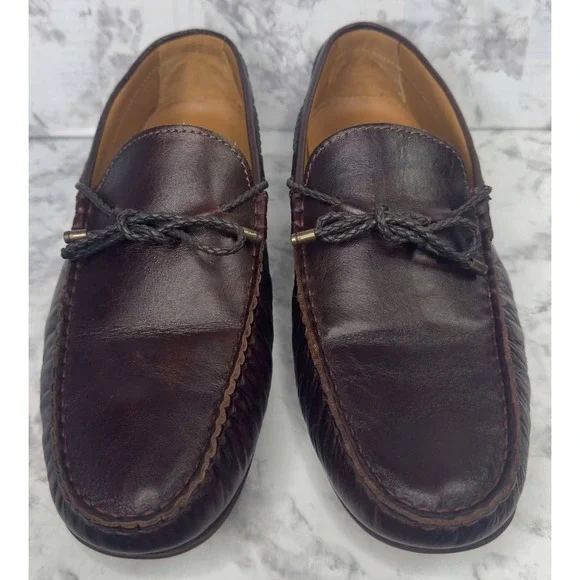 NEW Bobbies Paris Men's Lloyd Leather Loafer Sz 45‎ US 11.5 Golf Preppy